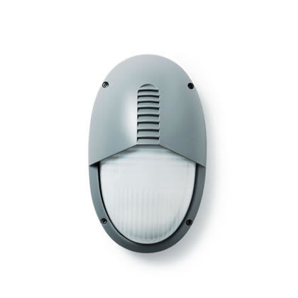 Simes - Applique murale Vedo 13,50W 175mm 3000K 398lm gris alu IP55 IK06 on/off