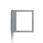 Simes - Applique murale COOL CARRÉ 4000 K CRI 80 1626 lm gris alu