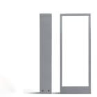 Simes - Borne lumineuse COOL CARRÉ 4000 K CRI 80 1748 lm gris alu