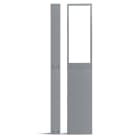 Simes - Borne lumineuse COOL CARRÉ 4000 K CRI 80 1748 lm gris alu