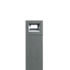 Simes - Borne lumineuse CUBIKS 4000 K CRI 80 1915 lm gris alu