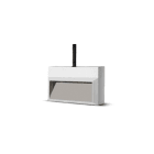 Simes - Applique murale GHOST POUR MATÉRIAUX DE CONSTRUCTION 4000 K CRI 80 698 lm