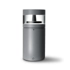 Simes - Borne lumineuse IKONIC 2700 K CRI 90 1245 lm gris alu
