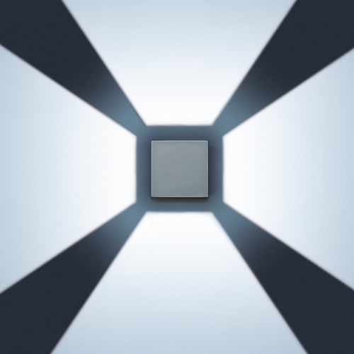 Simes - Applique murale LIFT 4000 K CRI 80 832 lm gris alu