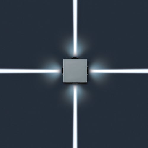 Simes - Applique murale LIFT 2700 K CRI 90 414 lm gris alu