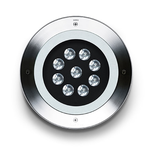 Simes - Encastré de sol Plano 13,50W IP67 IK09 on/off
