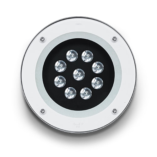 Simes - Encastré de sol Plano 10W 6000K IP67 IK09 on/off