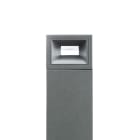 Simes - Borne lumineuse CUBIKS 4000 K CRI 80 2184 lm gris alu