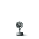 Simes - Projecteur Techno 4W 3000K 53lm gris alu IP65 IK06 on/off