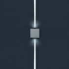 Simes - Applique murale LIFT 2700 K CRI 80 38 lm gris alu