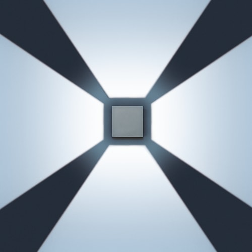 Simes - Applique murale LIFT 3000 K CRI 80 152 lm gris alu