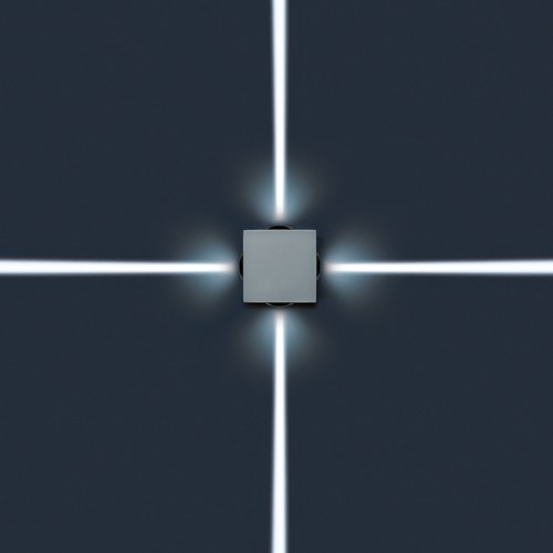 Simes - Applique murale LIFT 4000 K CRI 80 86 lm gris alu