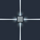 Simes - Applique murale LIFT 4000 K CRI 80 86 lm gris alu