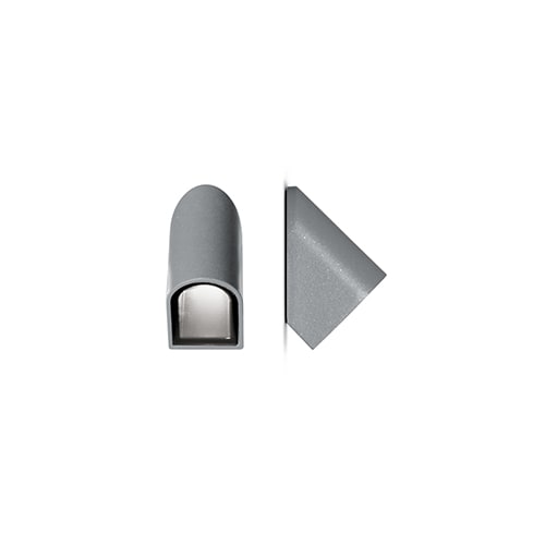 Simes - Applique murale PETIT 2700 K CRI 90 83 lm gris alu