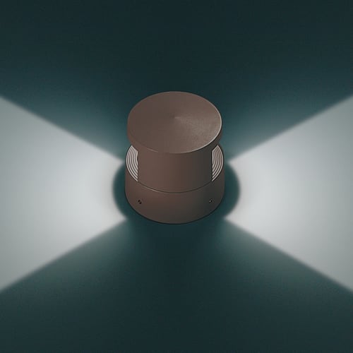 Simes - Borne lumineuse Reef 18W 3000K IP65 IK10