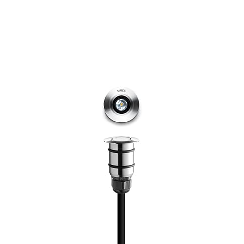 Simes - Encastré de sol NANOLED INOX 2700 K CRI 90 51 lm