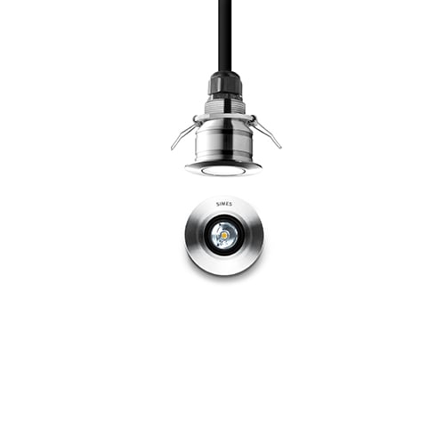 Simes - Downlight NANOLED INOX 2700 K CRI 90 123 lm