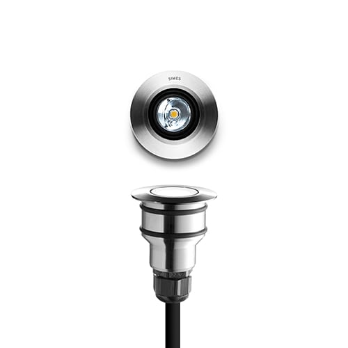 Simes - Encastré de sol NANOLED INOX 3000 K CRI 90 177 lm