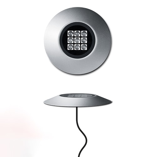 Simes - Projecteur OVER-ALL 4000 K CRI 80 1741 lm gris alu