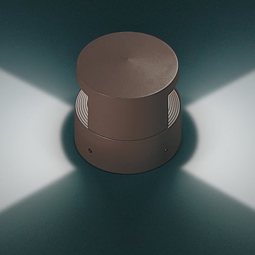 Simes - Borne lumineuse Reef 38W 3000K IP65 IK10