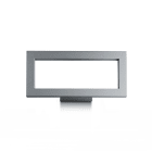 Simes - Applique murale TRIM 4000 K CRI 80 1370 lm gris alu