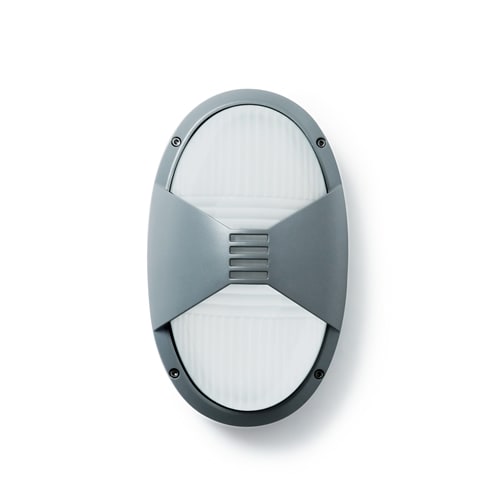 Simes - Applique murale Vedo 13,50W 175mm 3000K 458lm gris alu IP55 IK06 on/off