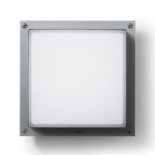 Simes - Applique murale ZEN 4000 K CRI 80 1173 lm gris alu