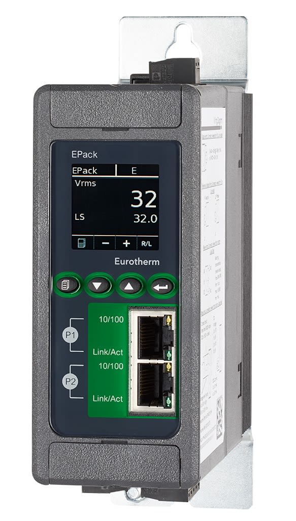 Eurotherm Automation - Gradateur Epack Monophase, 40A, Autoalimente, Ethernet Modbus