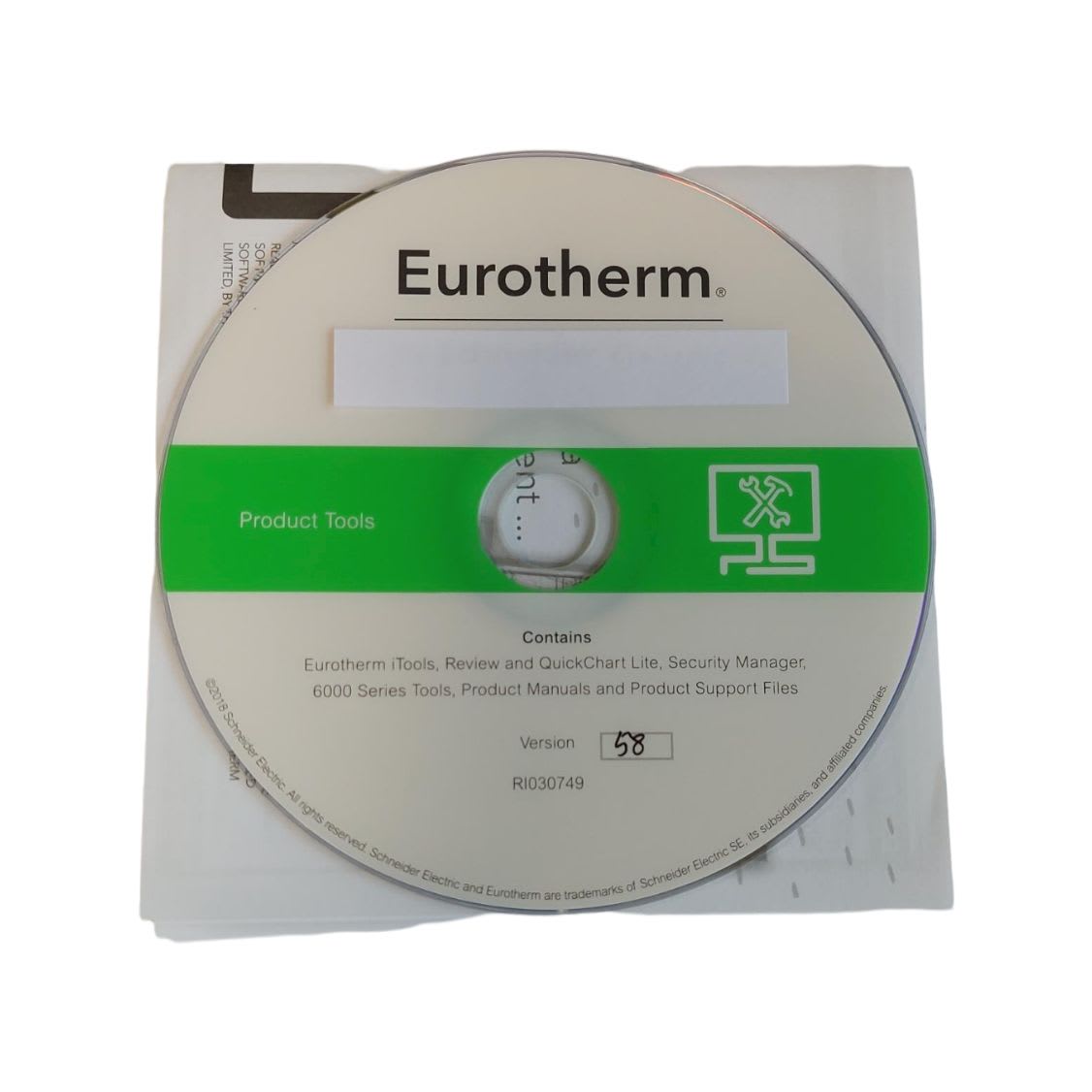 Eurotherm Automation - Logiciel de configuration Itools avec licence sur CD