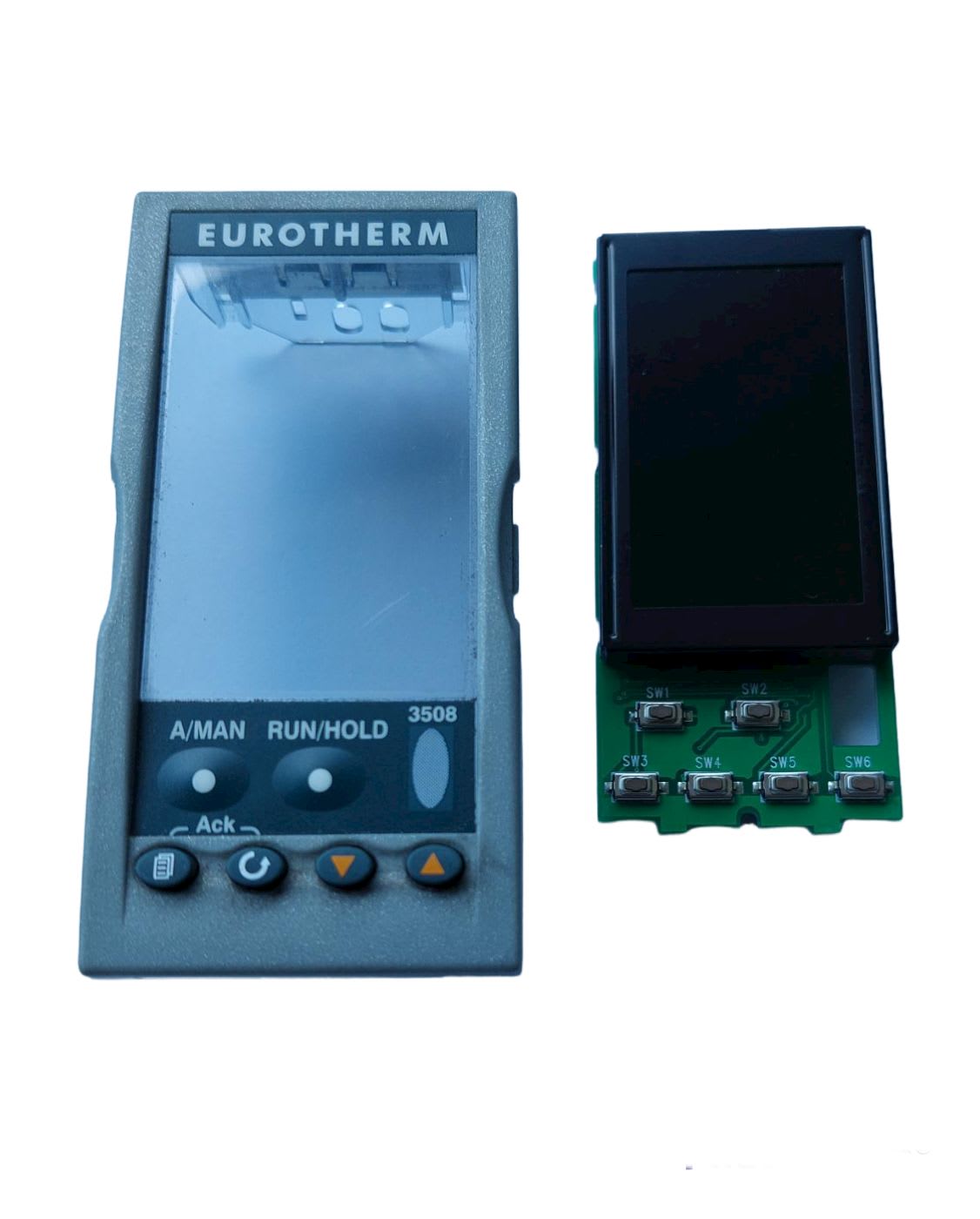 Eurotherm Automation - Face avant couleur Argent + Carte Affichage pour 3508