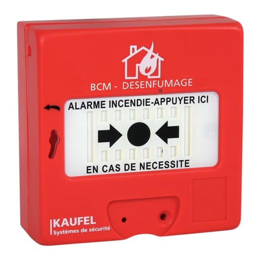 Kaufel - Alarme incendie - Declencheur manuel a membrane deformable - Desenfumage