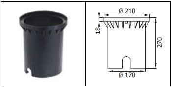 Flos Outdoor - POZZETTO D.180X222 PETRA