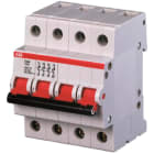 ABB - Interrupteur modulaire (E200) 4 Pôles 80A levier Rouge