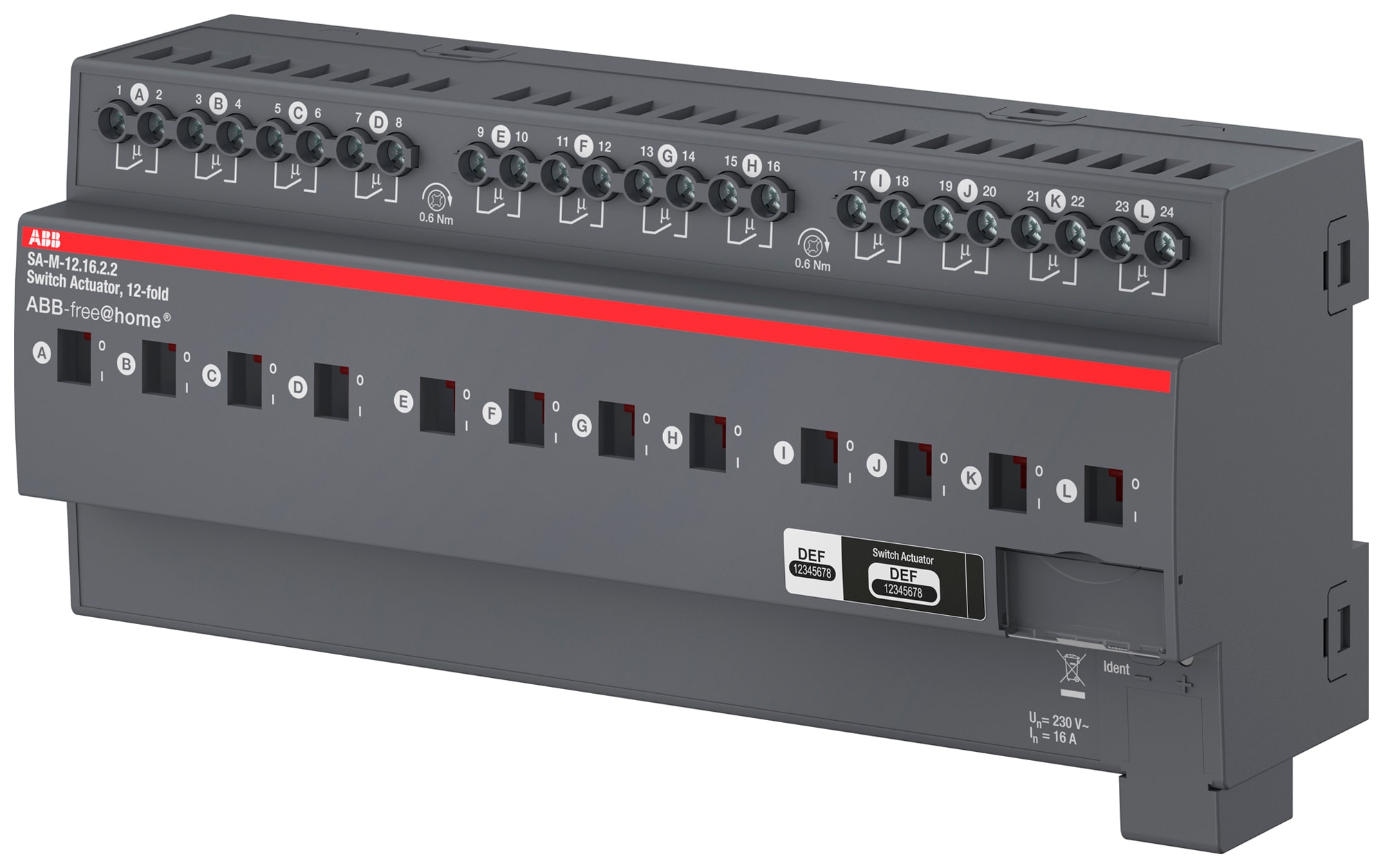 ABB - SA-M-12.16.2.2 Actionneur F@H 12 sorties TOR 16A