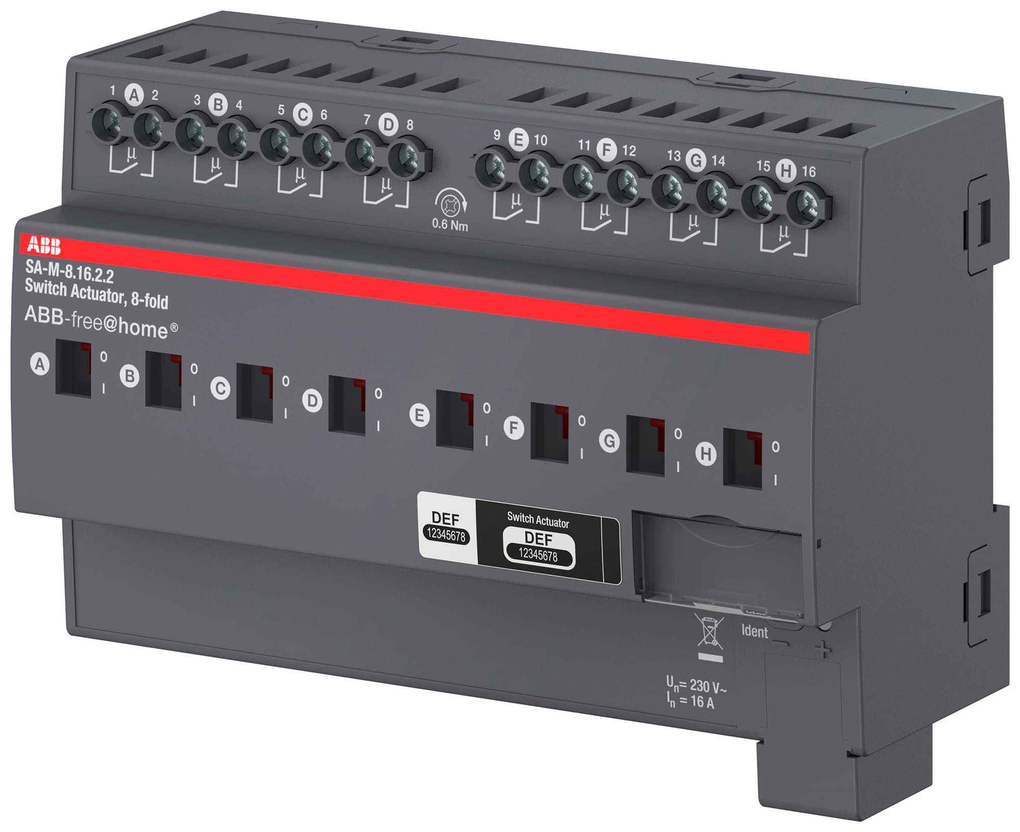 ABB - SA-M-8.16.2.2 Actionneur F@H 8 sorties TOR 16A