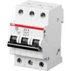 ABB - S200 Disjoncteur modulaire - 3P - 40A - Cbe B -6000A/10kA (3 modules)-peignable