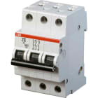 ABB - S200 Disjoncteur modulaire - 3P - 4A - Cbe C - 6000A/10kA (3 modules)-peignable
