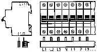 ABB - PS4/60/16 - Peigne 4P (L1,L2,L3,N) 60 modules-80A-16mm²