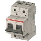ABB - S800S Disjoncteur modulaire - 2P - 16A - Cbe D -Icu 50kA (3 modules) - Vis
