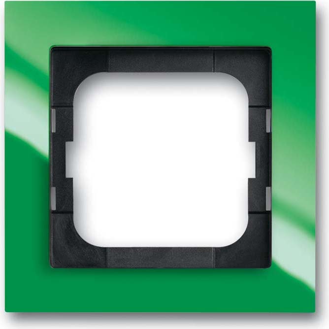 ABB - Cadre 1 Poussoir Vert