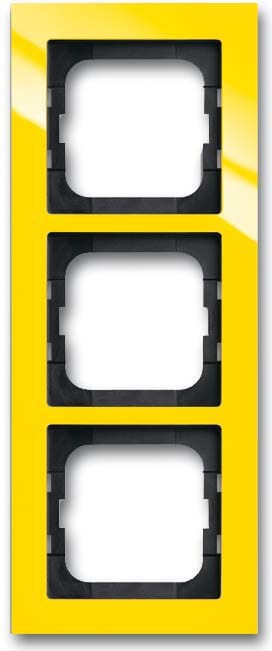 ABB - Cadre 3 Poussoirs Jaune