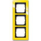 ABB - Cadre 3 Poussoirs Jaune