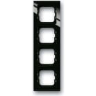 ABB - Cadre 4 Poussoirs Axcent Noir