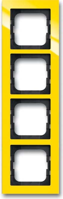 ABB - Cadre 5 Poussoirs Jaune