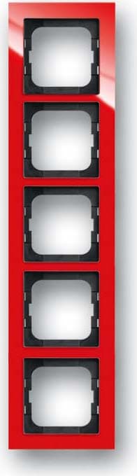 ABB - Cadre 5 Poussoirs Rouge