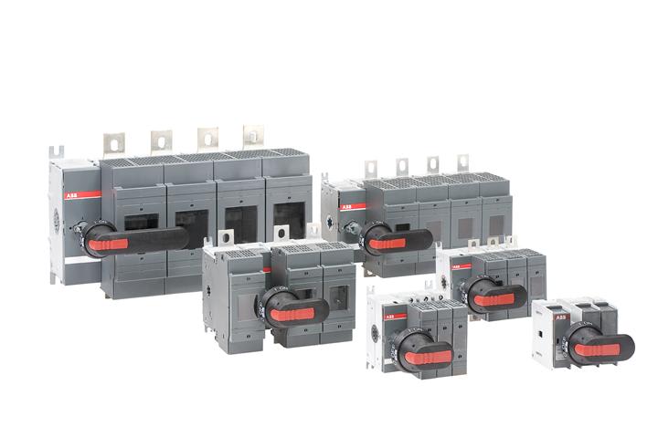 ABB - Inter. Fusible DIN frontal 1250A 4Pôles poignée sur Porte