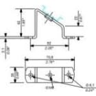 Te Entrelec - Em45 Equerre de Montage pour Rail