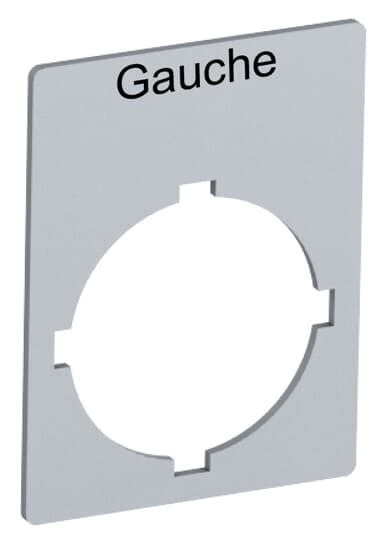 ABB - Etiquette Pour Boutons Et Voyants [Gauche]