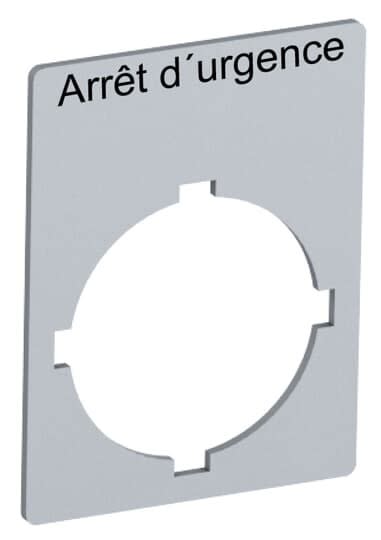 ABB - Etiquette Pour Boutons Et Voyants [Arret D'Urgence]