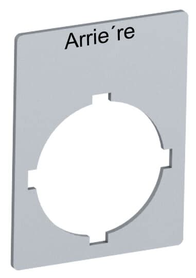 ABB - Etiquette Pour Boutons Et Voyants [Arriere]